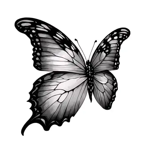Half Butterfly Half Carnat
