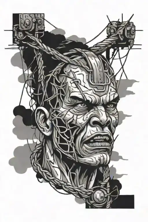 Hunuman Anger And Power Lines