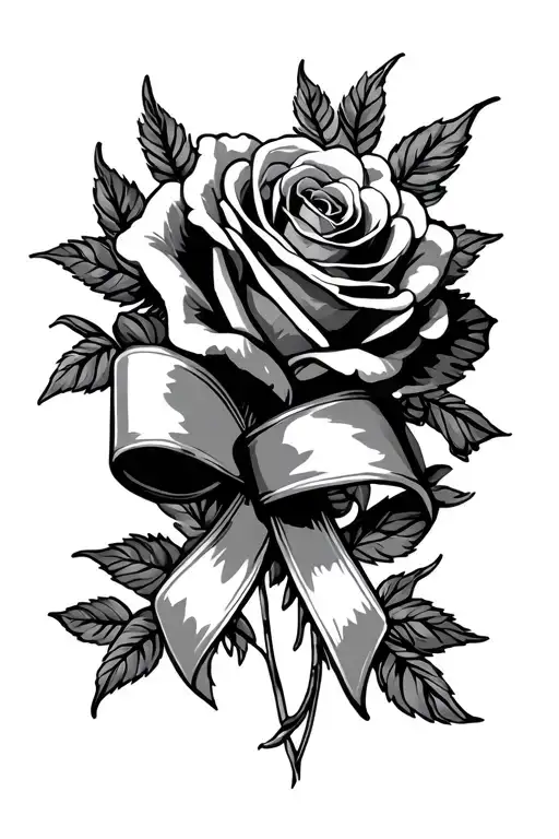 Rip Ribbon Grandma Roses