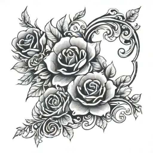 Heartless Writing With Flowers