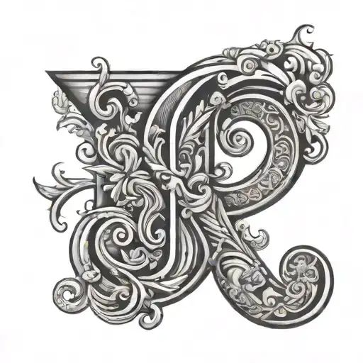 Letter C And A Tattoo Idea Combining
