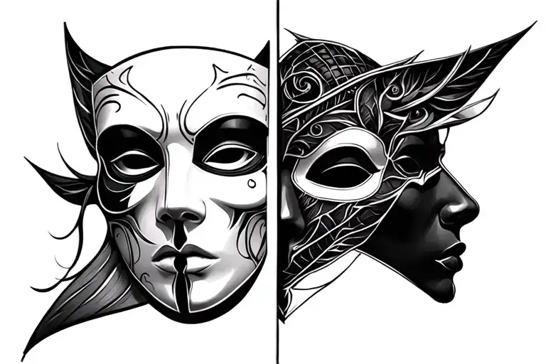 Only Mask Split In Half