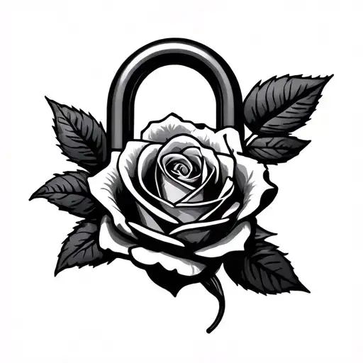 Rose Shaped Lock