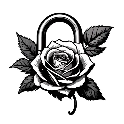 Rose Shaped Lock