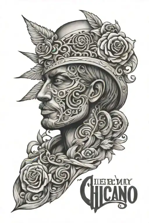 Jeremy Galen In Chicano Font Surrounded