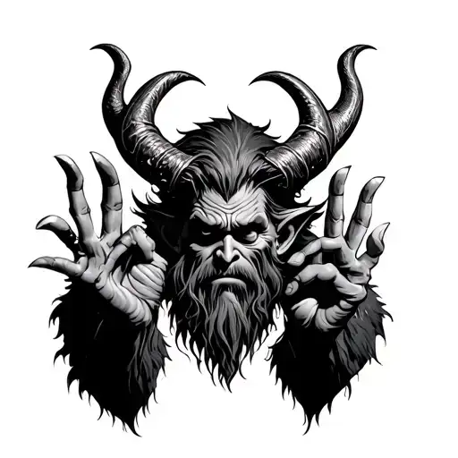Treebeard Doing The Sign Of The Horns