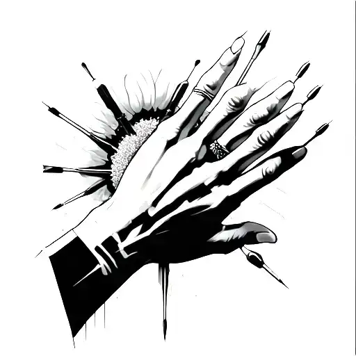 5 Needles On The Hand