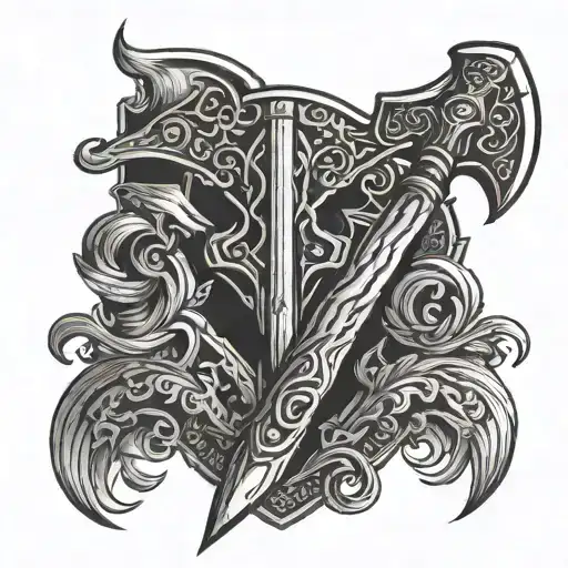 Viking Battle Axe Inspired