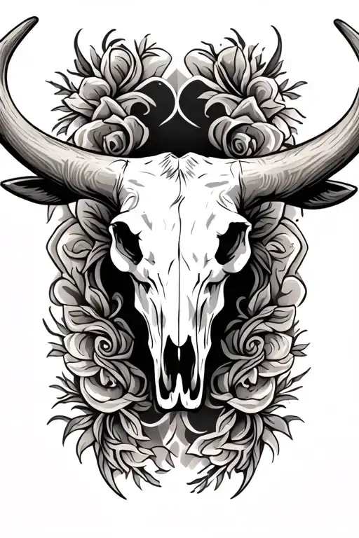 Longhorn Steer Skull