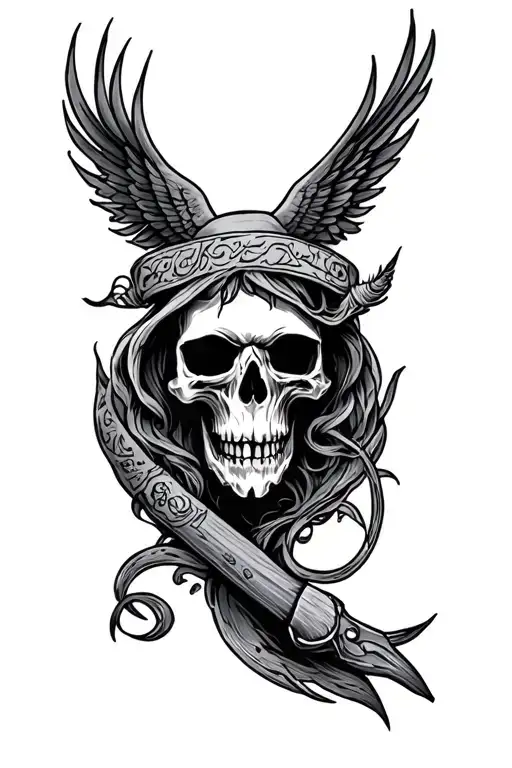 Grim Fantasy American Traditional