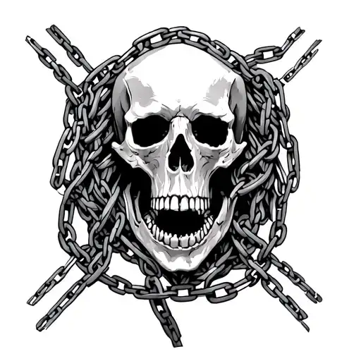 Cranius Entangled With A Chain