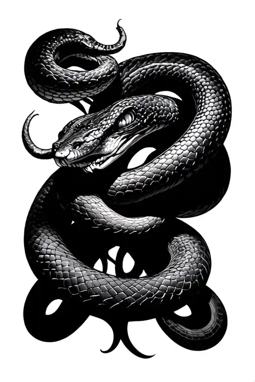 Fine Line Medusa Snake