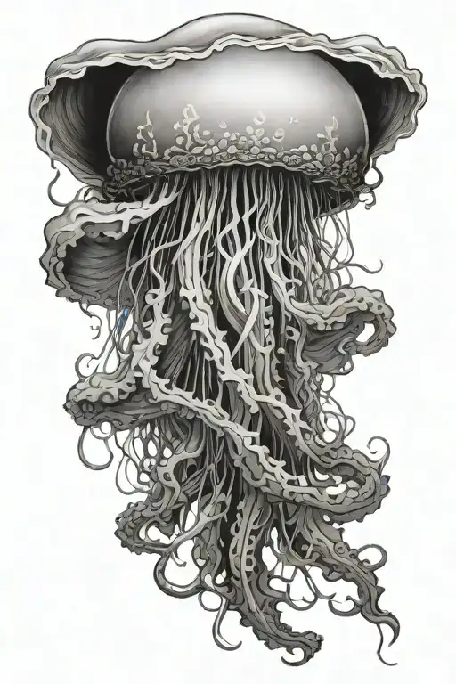 Jellyfish Arm Sleeve Rising