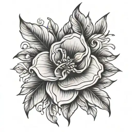 Melati Flower With The Name Fien In It