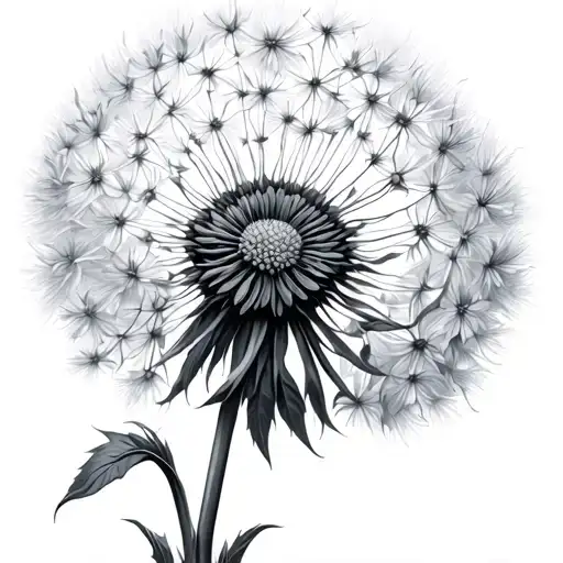 Sagitarius Dandelion Flower