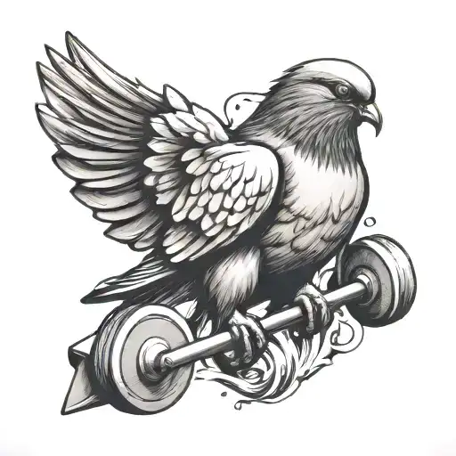 Weightlifting Pigeon