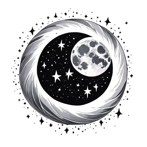 Moon And Stars