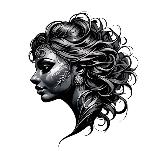 Crazy Women Symbol Intertwined