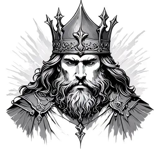 Blackwork King Arthur