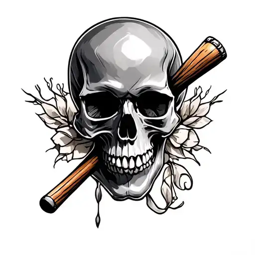 Drum Stick Skull