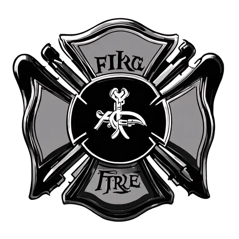 Firefighter Maltese Cross