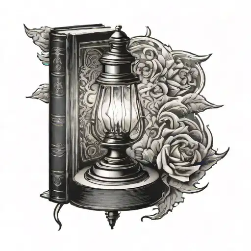 Lamp Inside Book