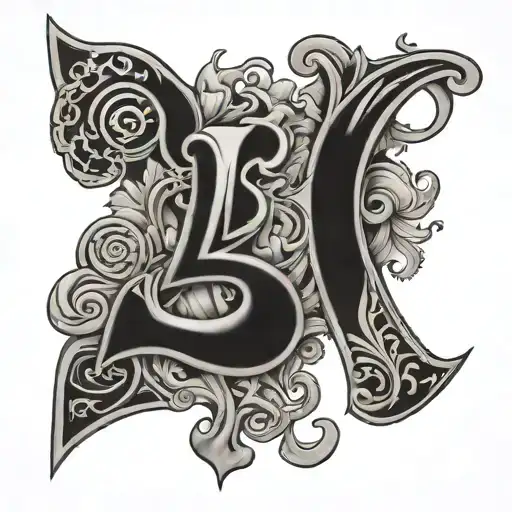 Tattoo With The Letters Lbbc