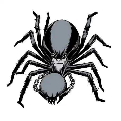 Phantom Troupe Spider With Chain Around It