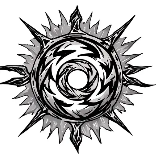 Curse Mark Symbol Tattoo Inspired By Naruto