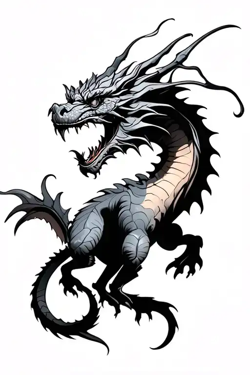 Rose Anibus Dragon Flying