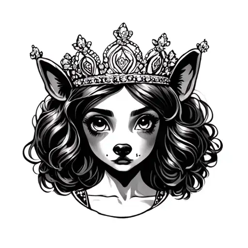 Peanut Wearing Tiara