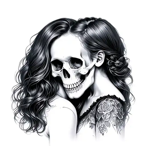 Skull Kissing Girl