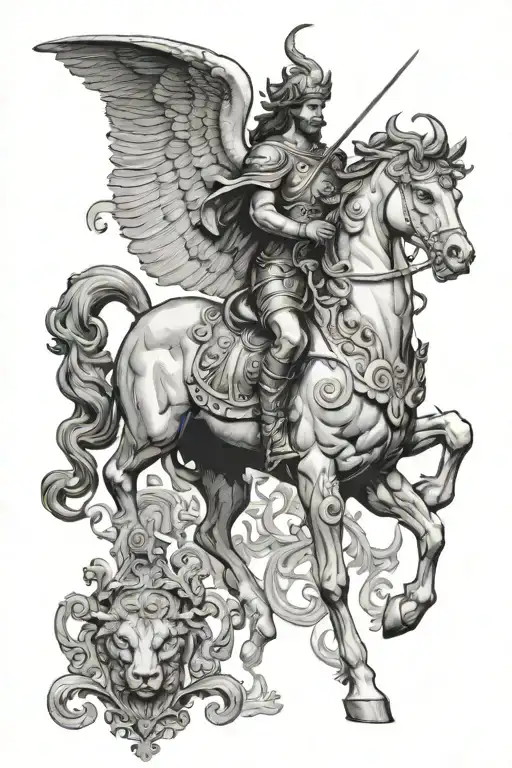 Bellerophon With Chimera