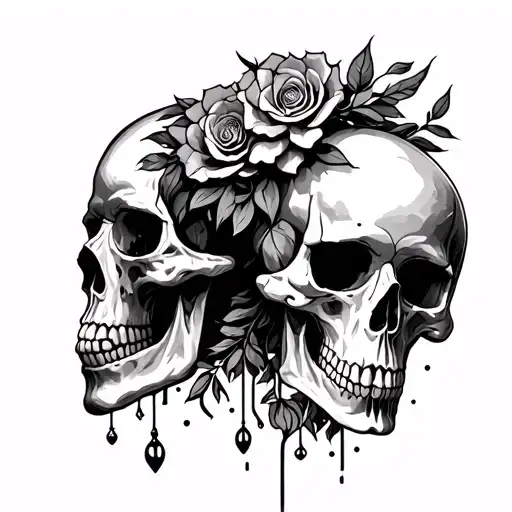 Gemini And Skull