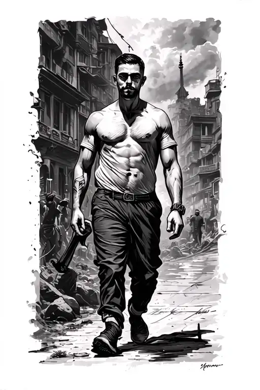 Humility Help For The Forearm Man Walking