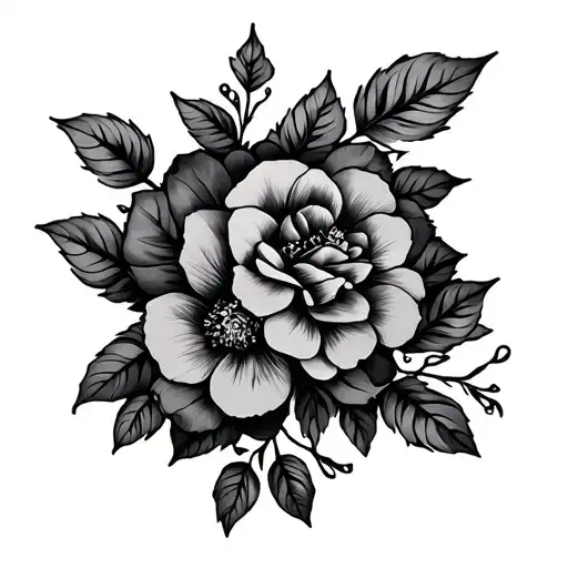 Design A Dainty Floral Thigh Piece With The Name Diego As A Vine