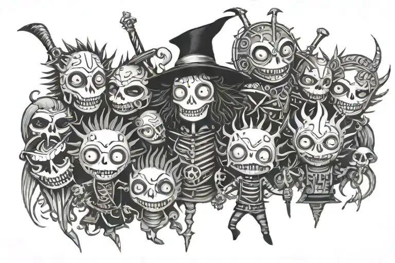 Tim Burton Luminiere Warriors
