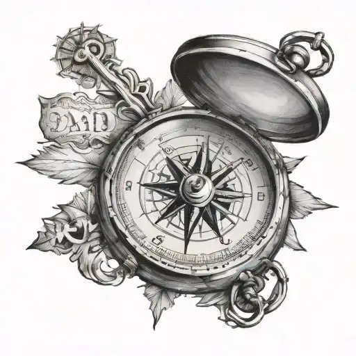 Vintage Compass With My Dad Name In It