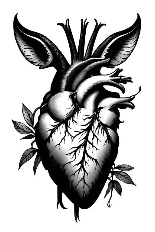 A Real Heart Made Up Of Animals