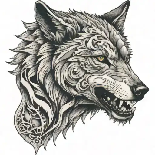 Delije And Wolf Head