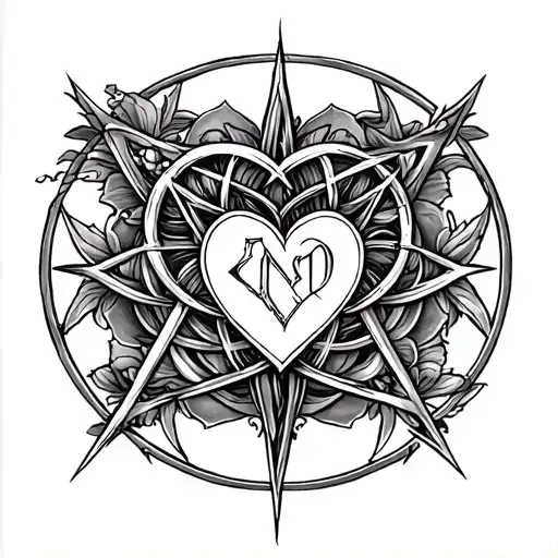 Tenner With A Heartagram Included
