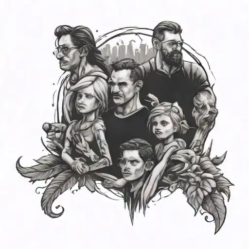 Family Themed Tattoo Inner Bicep