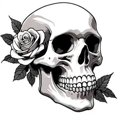 Skull And Roses