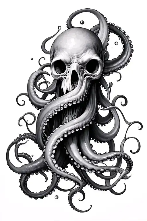 Tentacles Wrapping Around Arm Sleeve Hyper Realistic