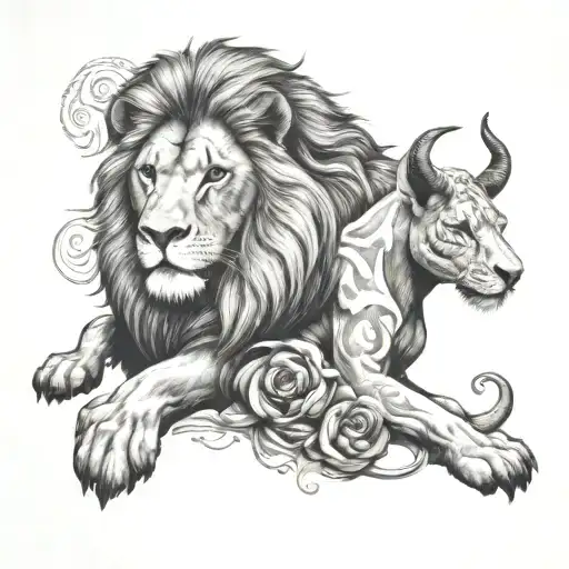 Lion And Lamb