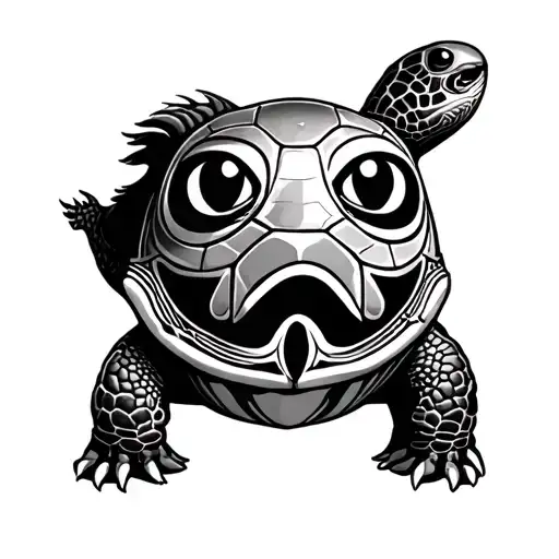 Turtle And Daruma