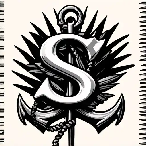 Anchor With The Letter S Incorporated Somehow