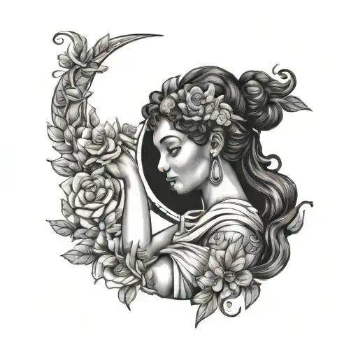 Persephone Greek Godess African American Woman