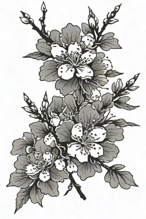 Cherry Blossom Branches