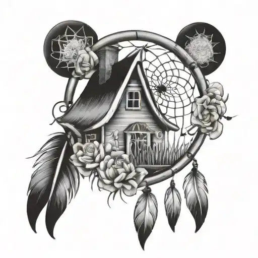 Minnie House Dream Catcher